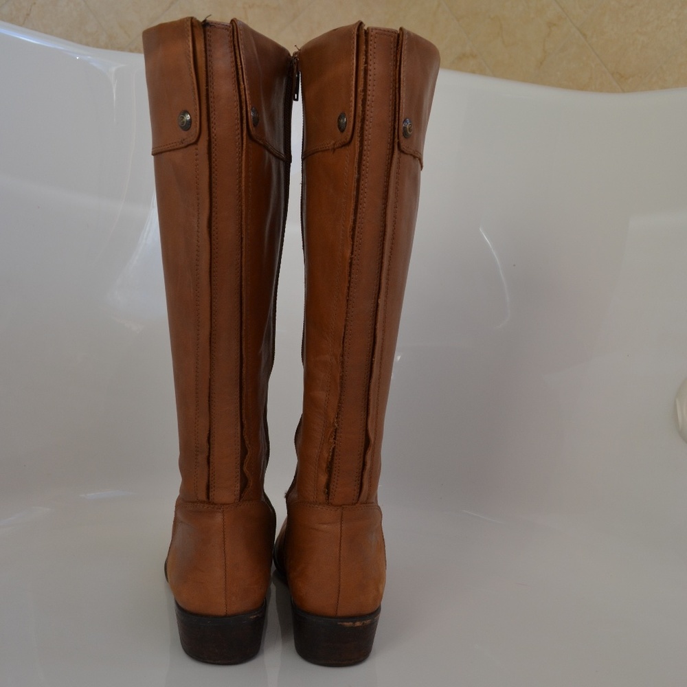 • LEATHER RIDING BOOTS • - Picture 3 of 7